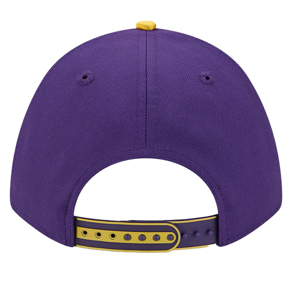 New Era Los Angeles Lakers 2025 NBA Tip Off M-Crown A-Frame 9FORTY Adjustable Hat White/Purple