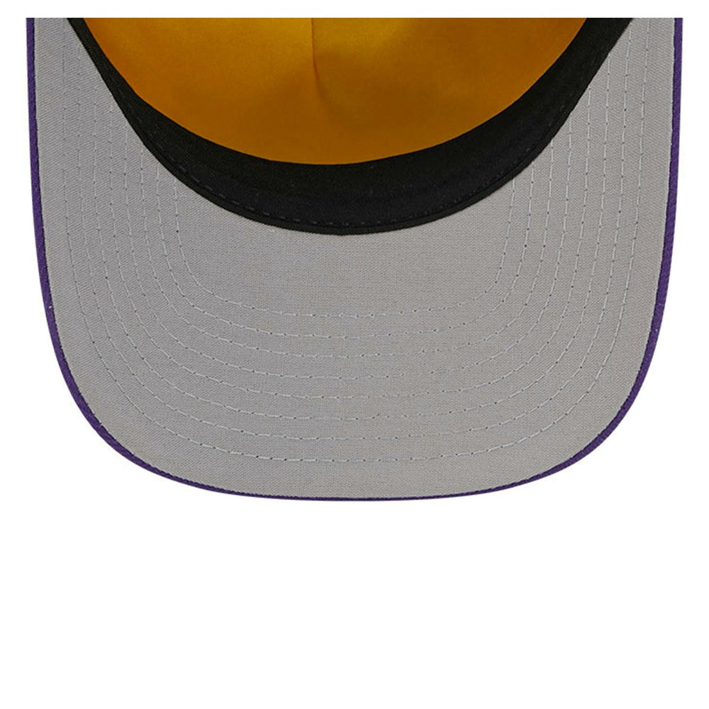 New Era Los Angeles Lakers 2025 NBA Tip Off M-Crown A-Frame 9FORTY Adjustable Hat White/Purple