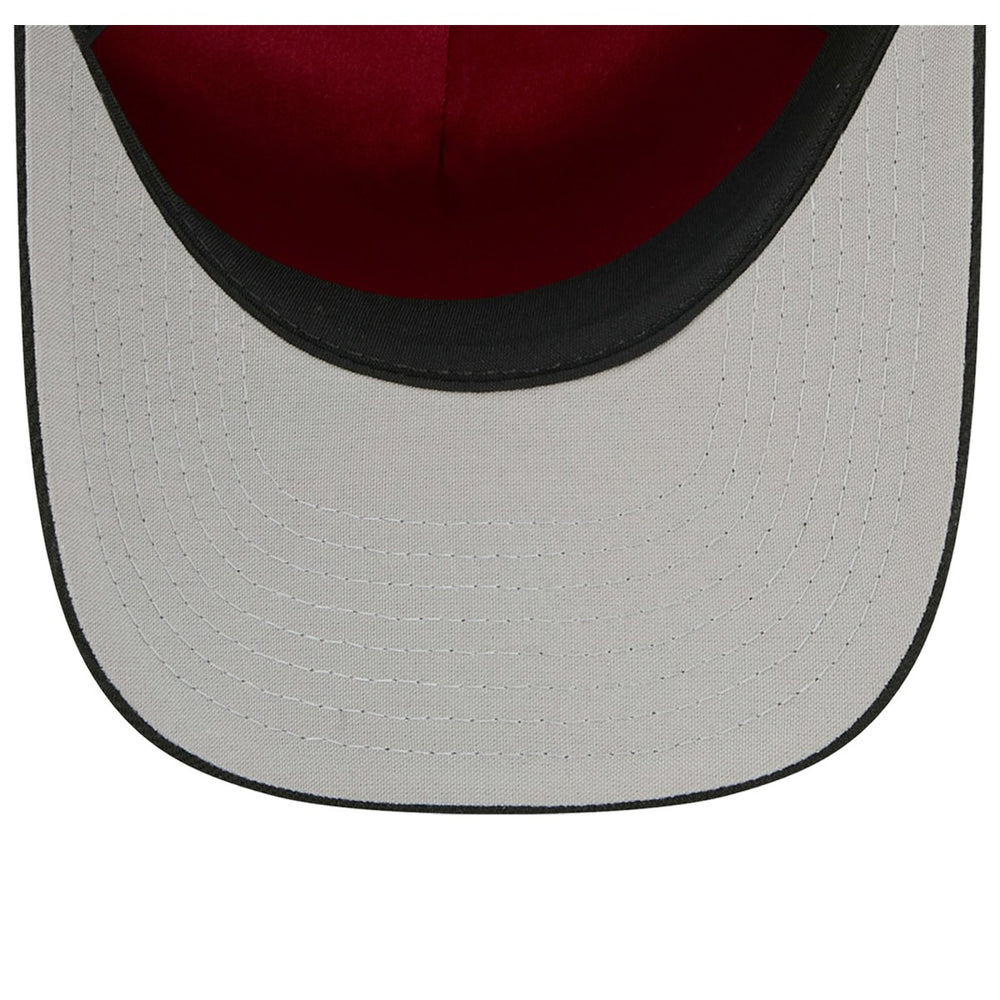 New Era Miami Heat 2025 NBA Tip Off M-Crown A-Frame 9FORTY Adjustable Hat White/Black