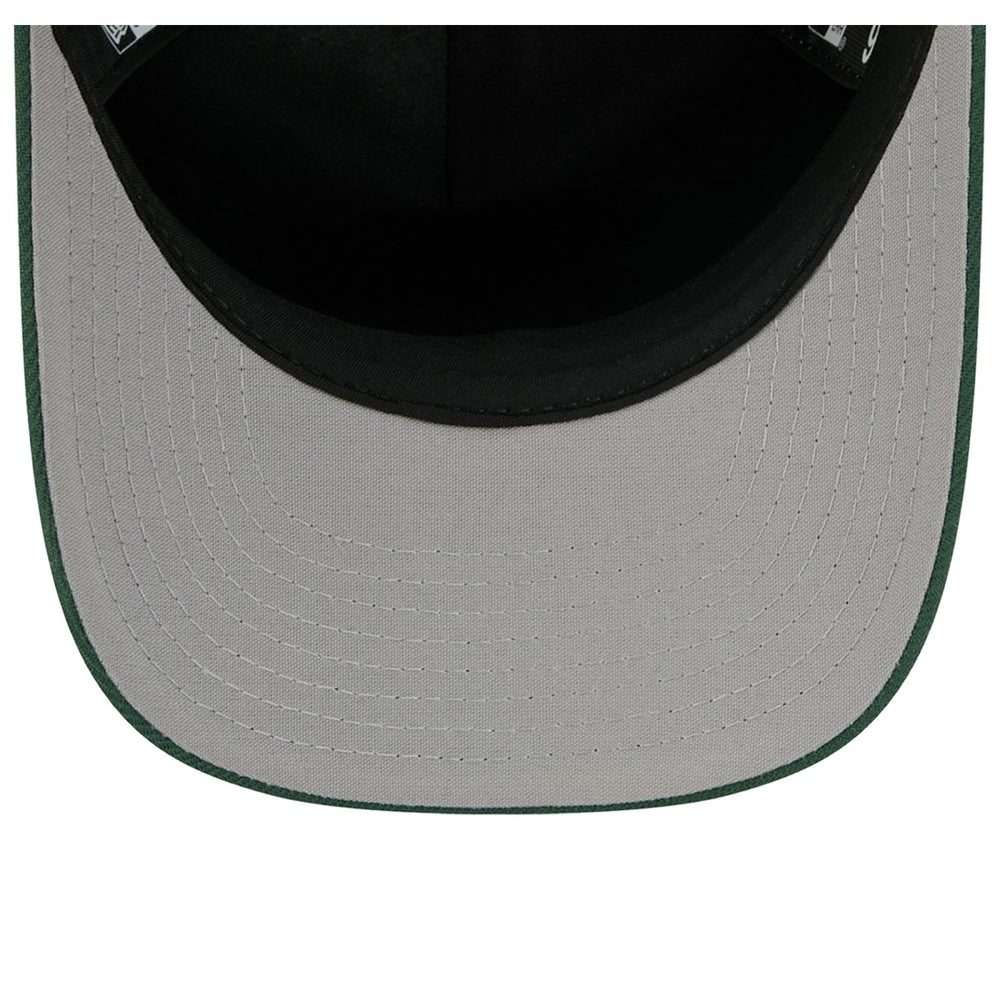 New Era Milwaukee Bucks 2025 NBA Tip Off M-Crown A-Frame 9FORTY Adjustable Hat White/Hunter Green