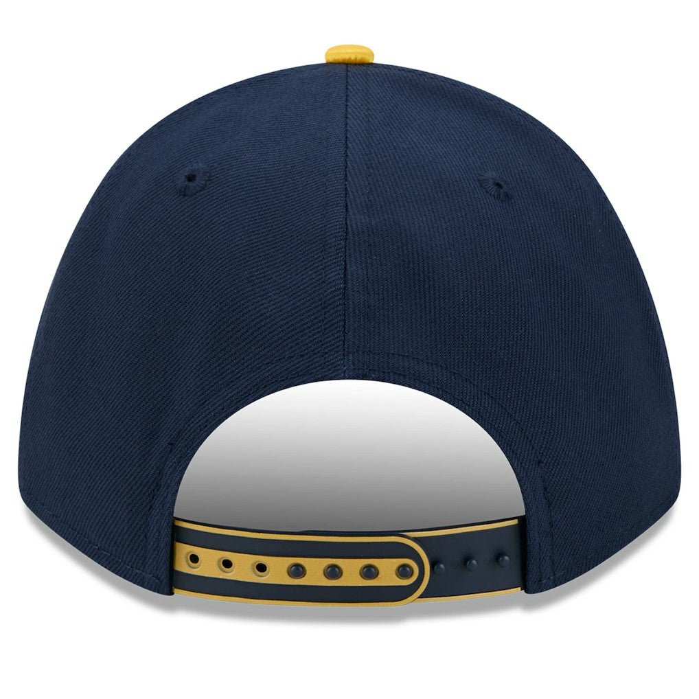 New Era Indiana Pacers 2025 NBA Tip Off M-Crown A-Frame 9FORTY Adjustable Hat White/Navy