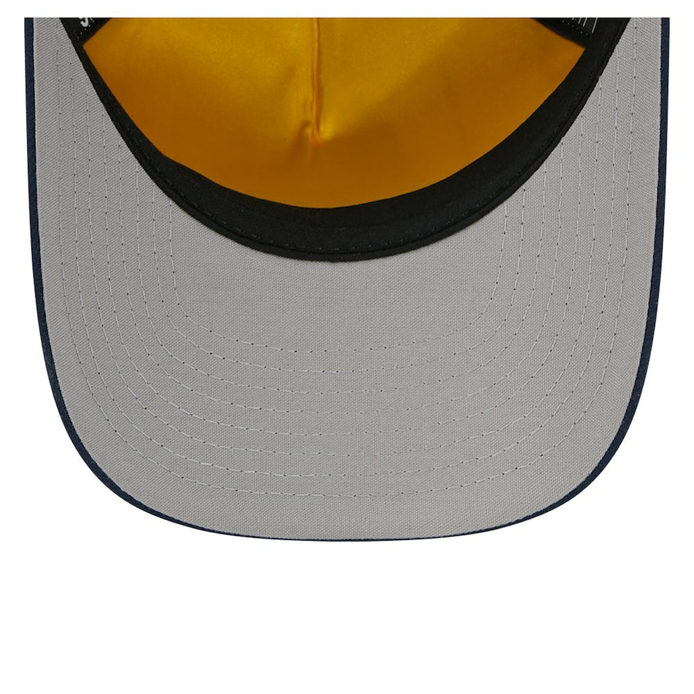 New Era Indiana Pacers 2025 NBA Tip Off M-Crown A-Frame 9FORTY Adjustable Hat White/Navy