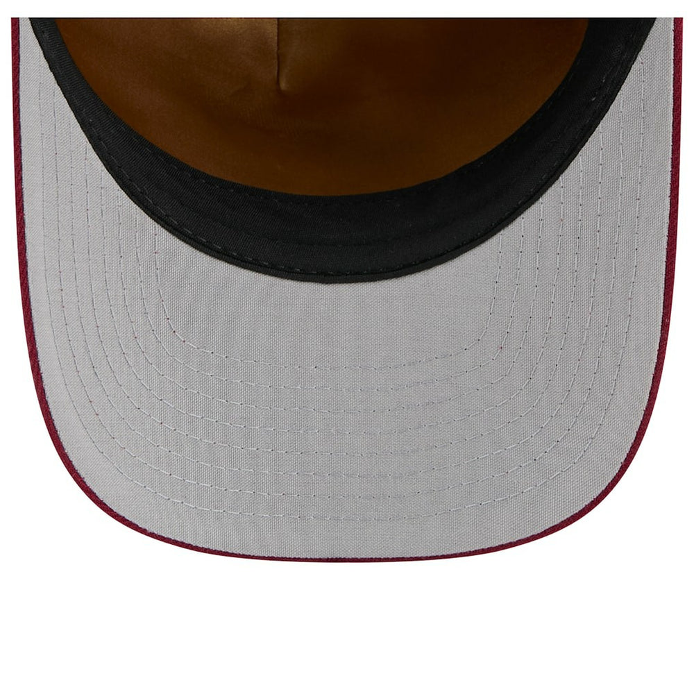New Era Cleveland Cavaliers 2025 NBA Tip Off M-Crown A-Frame 9FORTY Adjustable Hat White/Wine