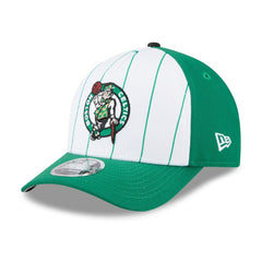 New Era Boston Celtics 2025 NBA Tip Off M-Crown A-Frame 9FORTY Adjustable Hat White/Kelly Green