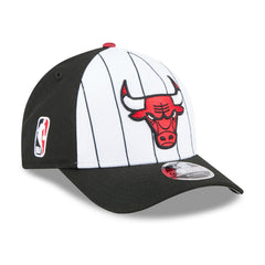 New Era Chicago Bulls 2025 NBA Tip Off M-Crown A-Frame 9FORTY Adjustable Hat White/Black