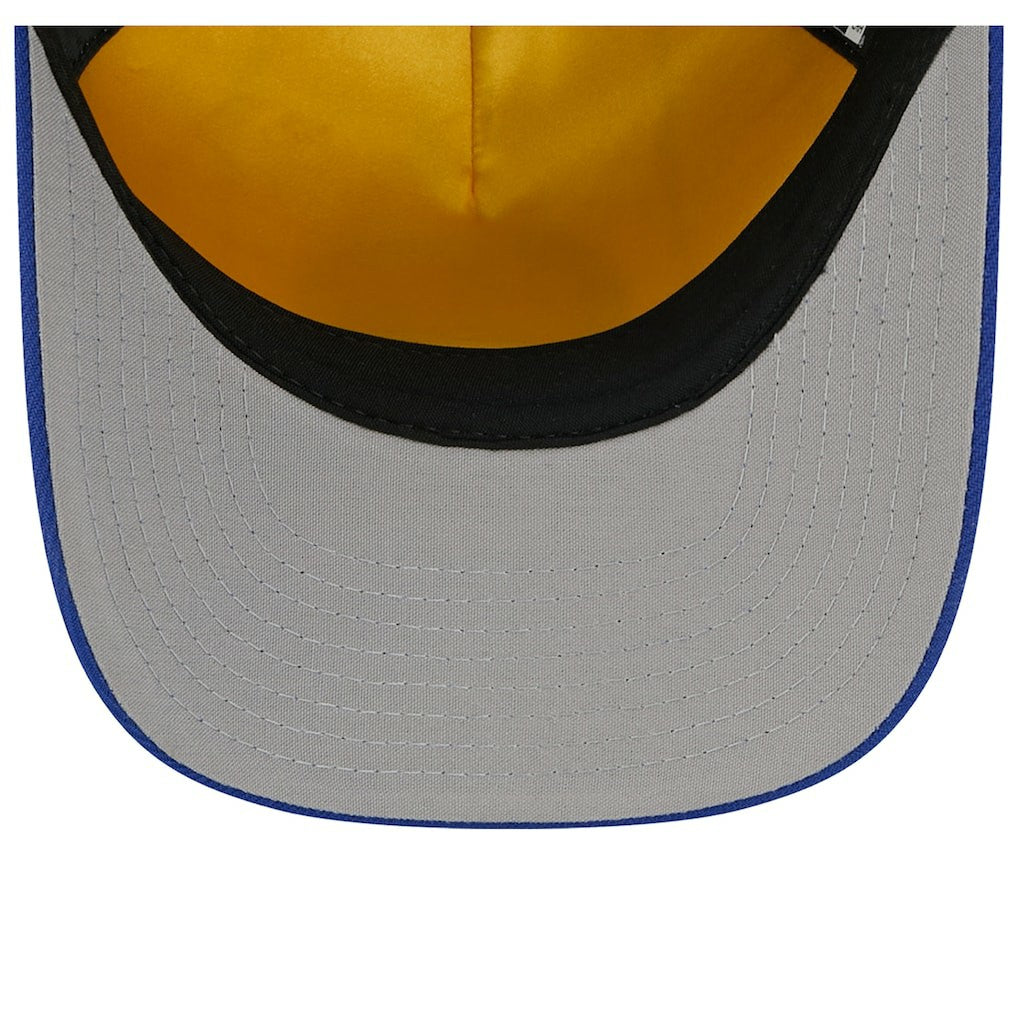 New Era Golden State Warriors 2025 NBA Tip Off M-Crown A-Frame 9FORTY Adjustable Hat White/Royal