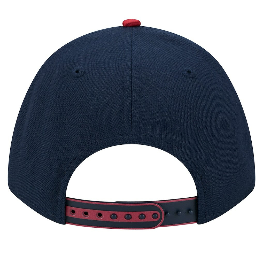 New Era Denver Nuggets 2025 NBA Tip Off M-Crown A-Frame 9FORTY Adjustable Hat White/Navy