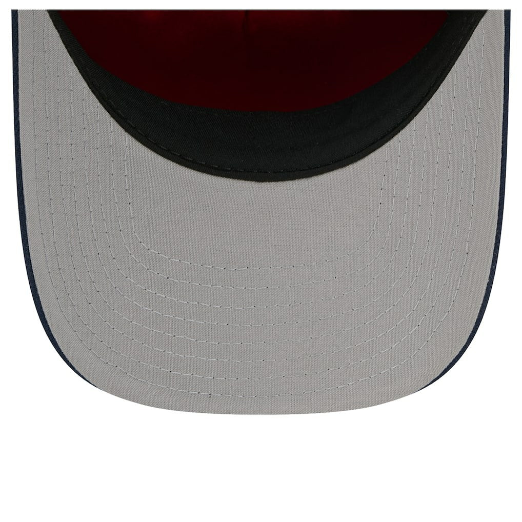 New Era Denver Nuggets 2025 NBA Tip Off M-Crown A-Frame 9FORTY Adjustable Hat White/Navy