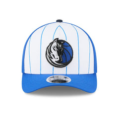New Era Dallas Mavericks 2025 NBA Tip Off M-Crown A-Frame 9FORTY Adjustable Hat White/Blue