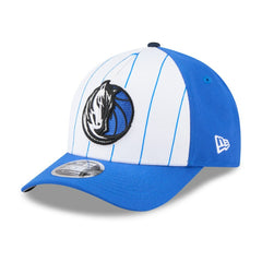 New Era Dallas Mavericks 2025 NBA Tip Off M-Crown A-Frame 9FORTY Adjustable Hat White/Blue