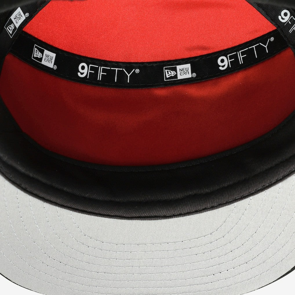 New Era Atlanta Hawks 2025 NBA Tip Off Split Panel 9FIFTY Snapback Hat White/Red