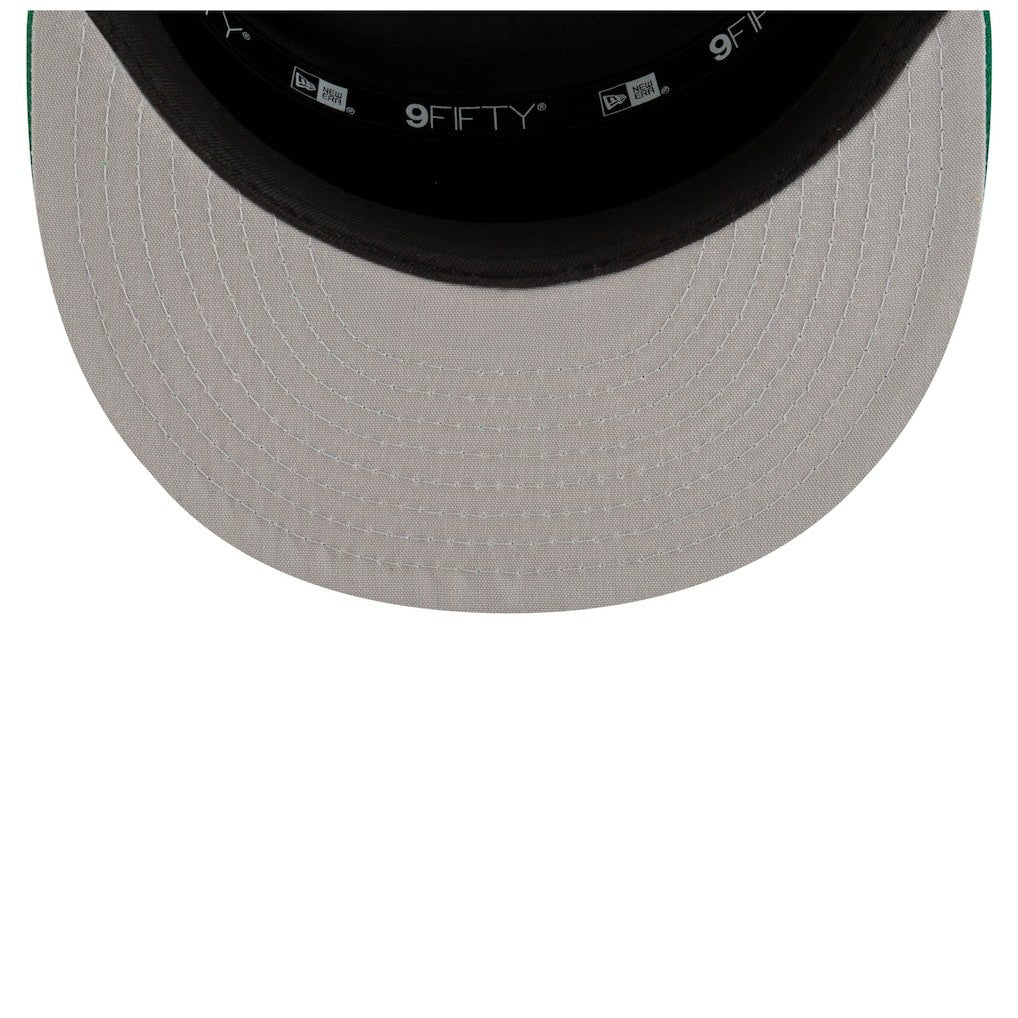 New Era Boston Celtics 2025 NBA Tip Off Split Panel 9FIFTY Snapback Hat White/Kelly Green