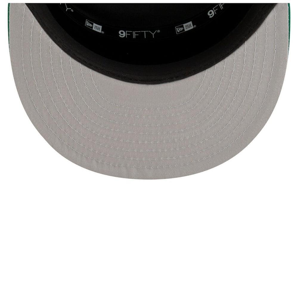 New Era Boston Celtics 2025 NBA Tip Off Split Panel 9FIFTY Snapback Hat White/Kelly Green