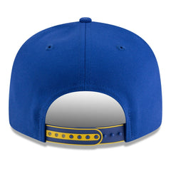 New Era Golden State Warriors 2025 NBA Tip Off Split Panel 9FIFTY Snapback Hat White/Royal