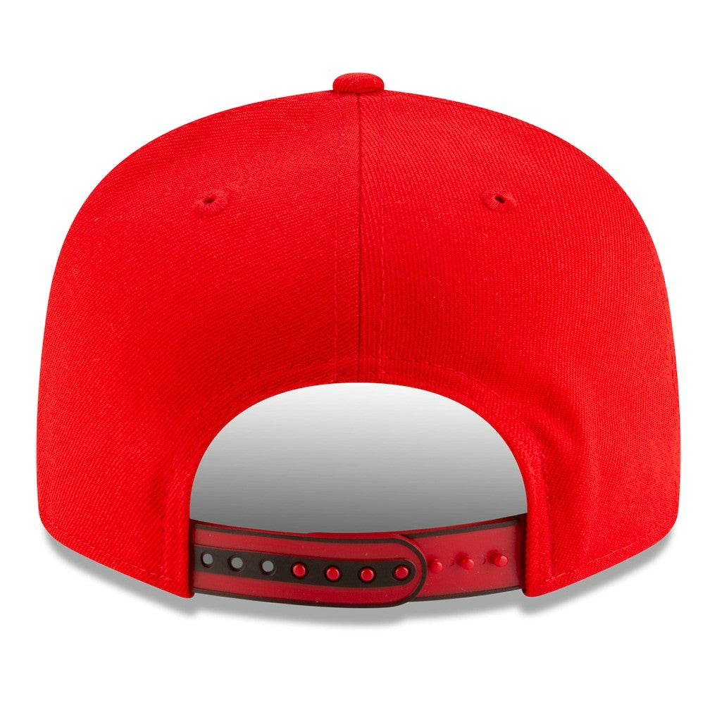 New Era Houston Rockets 2025 NBA Tip Off Split Panel 9FIFTY Snapback Hat White/Red