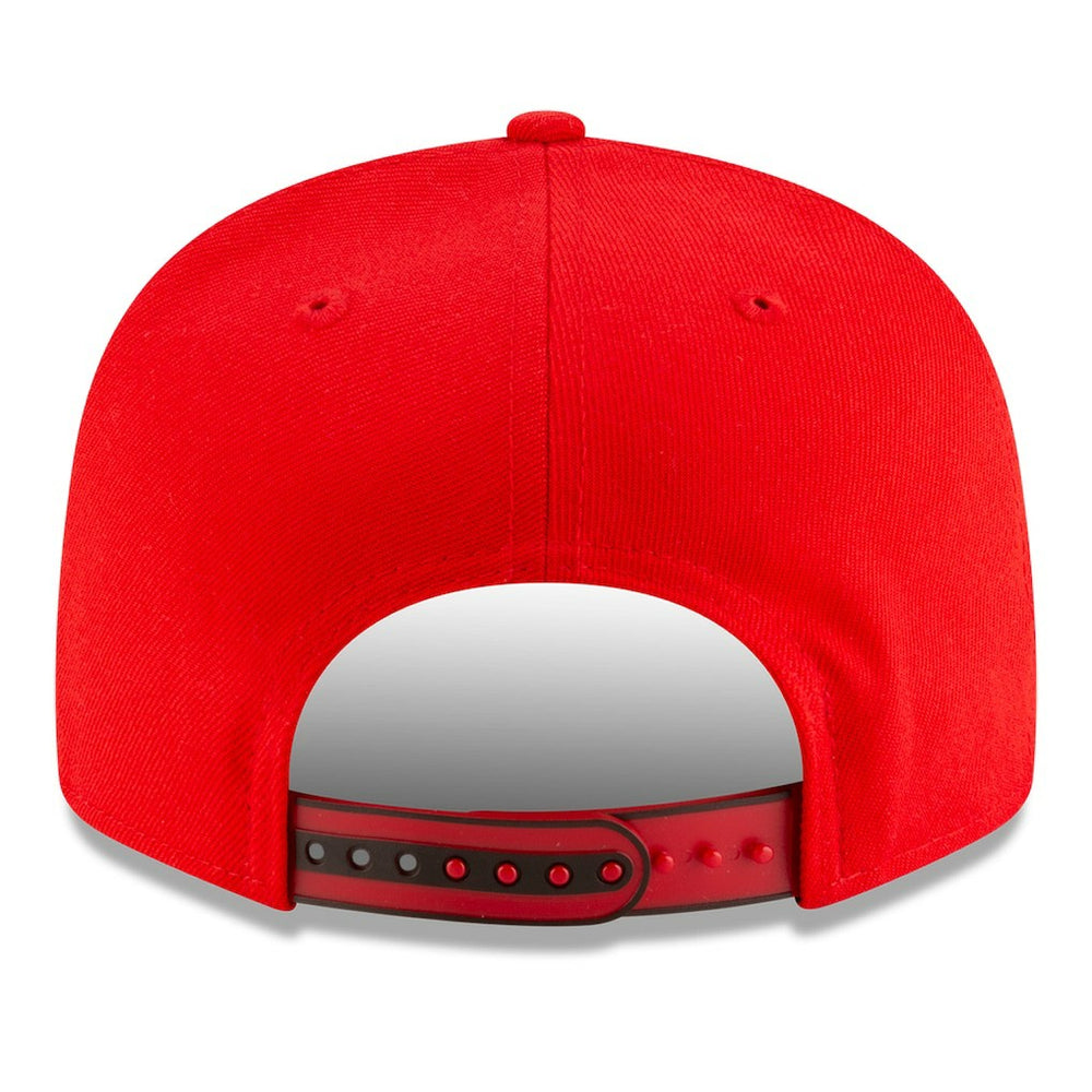 New Era Houston Rockets 2025 NBA Tip Off Split Panel 9FIFTY Snapback Hat White/Red