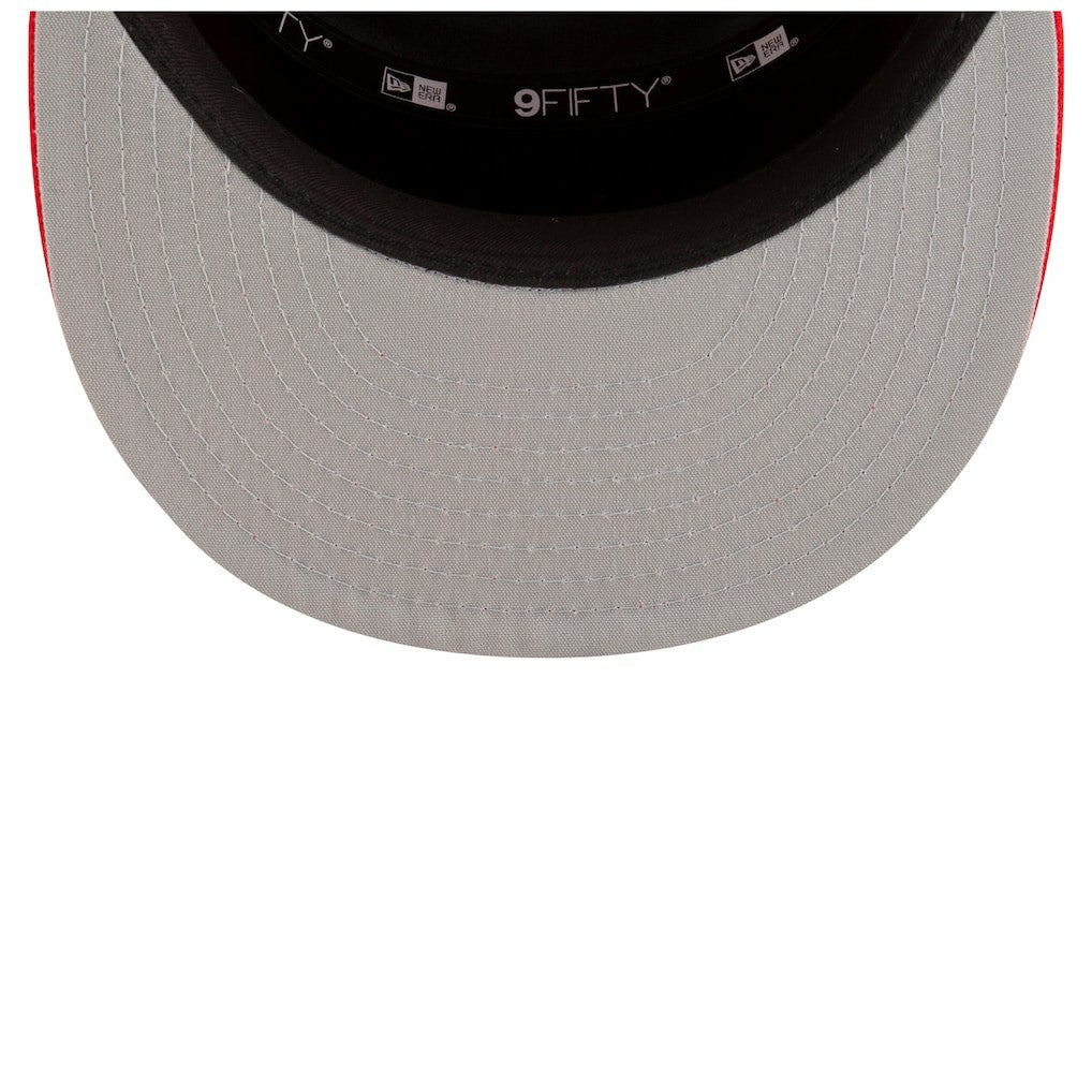New Era Houston Rockets 2025 NBA Tip Off Split Panel 9FIFTY Snapback Hat White/Red