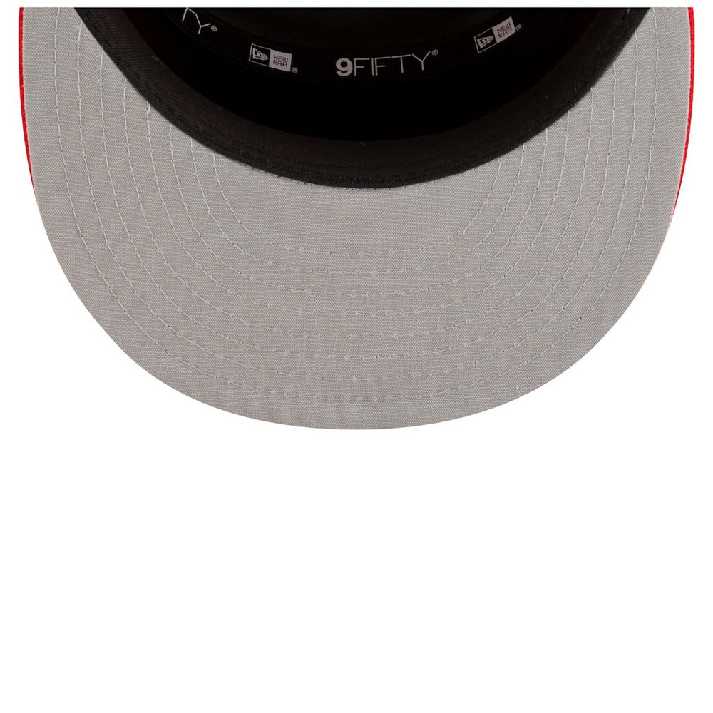 New Era Houston Rockets 2025 NBA Tip Off Split Panel 9FIFTY Snapback Hat White/Red