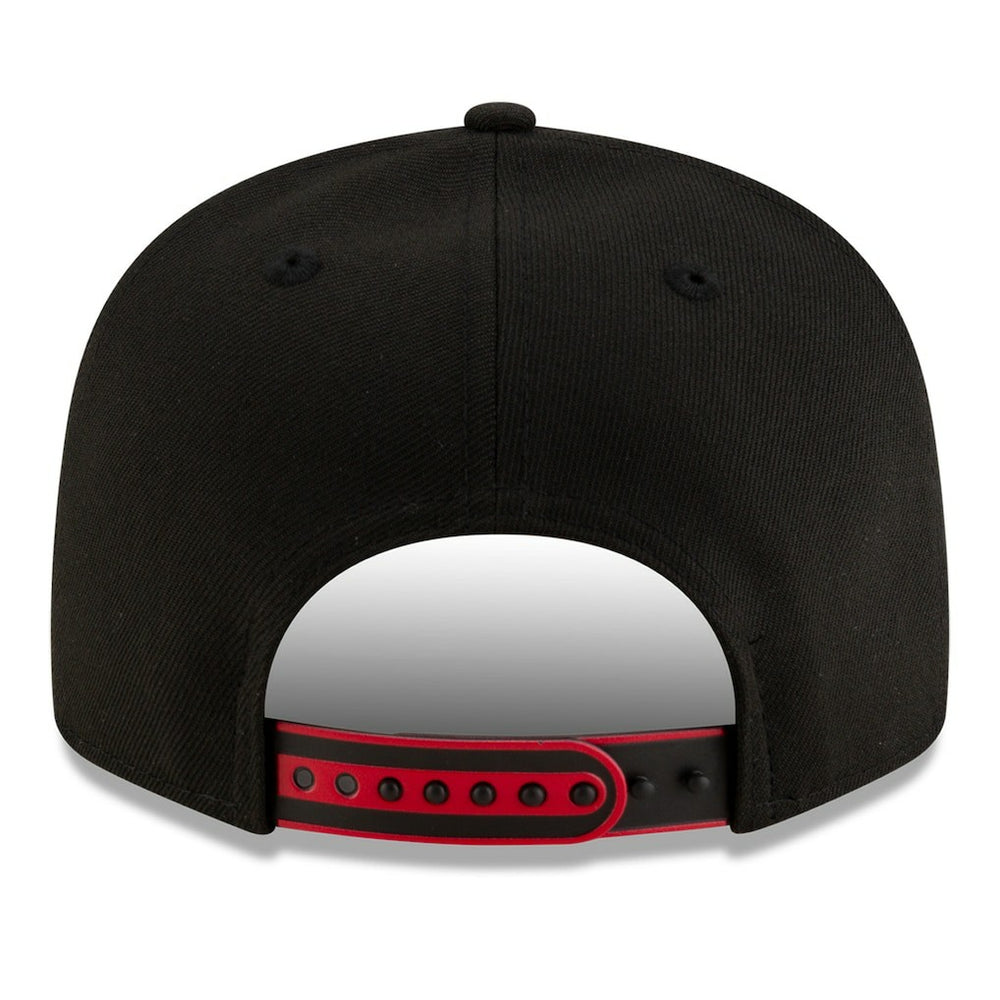 New Era Chicago Bulls 2025 NBA Tip Off Split Panel 9FIFTY Snapback Hat White/Black
