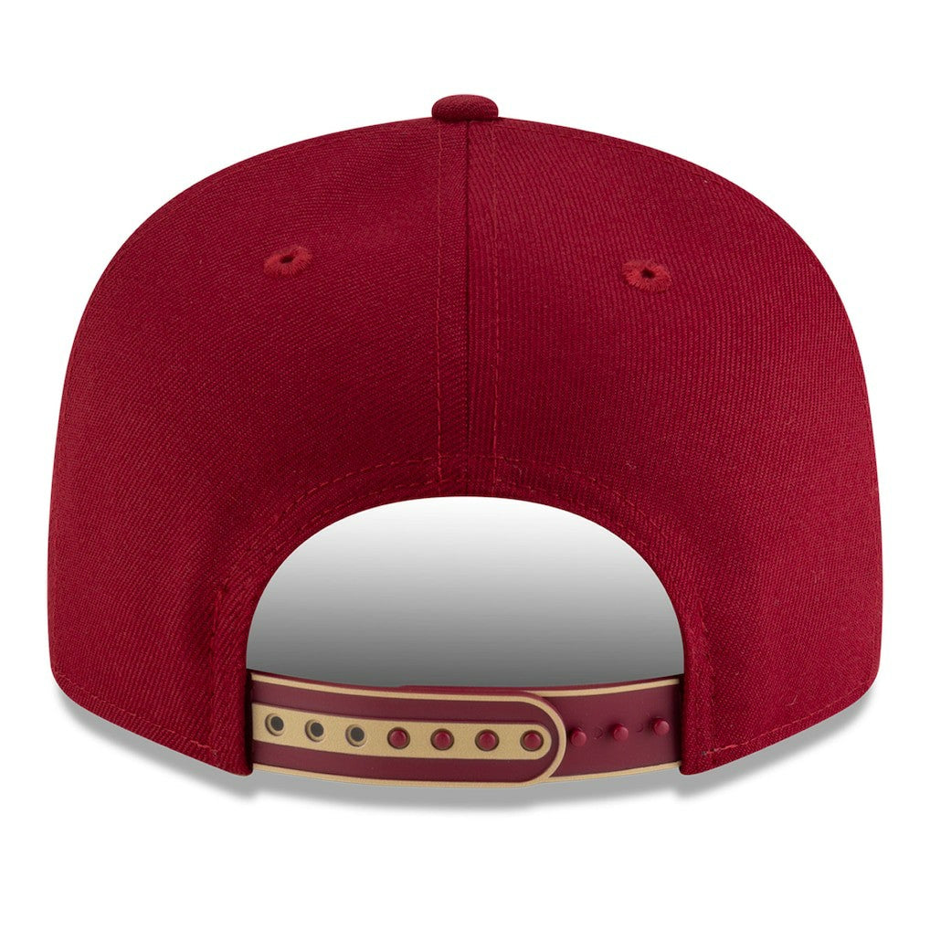 New Era Cleveland Cavaliers 2025 NBA Tip Off Split Panel 9FIFTY Snapback Hat White/Wine