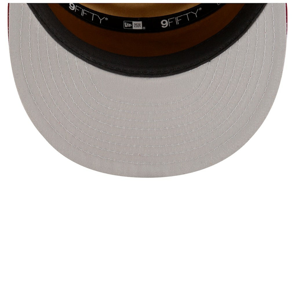 New Era Cleveland Cavaliers 2025 NBA Tip Off Split Panel 9FIFTY Snapback Hat White/Wine