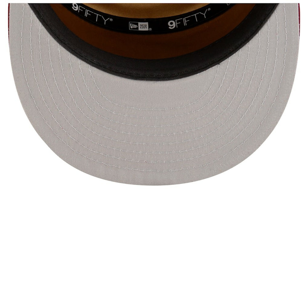 New Era Cleveland Cavaliers 2025 NBA Tip Off Split Panel 9FIFTY Snapback Hat White/Wine