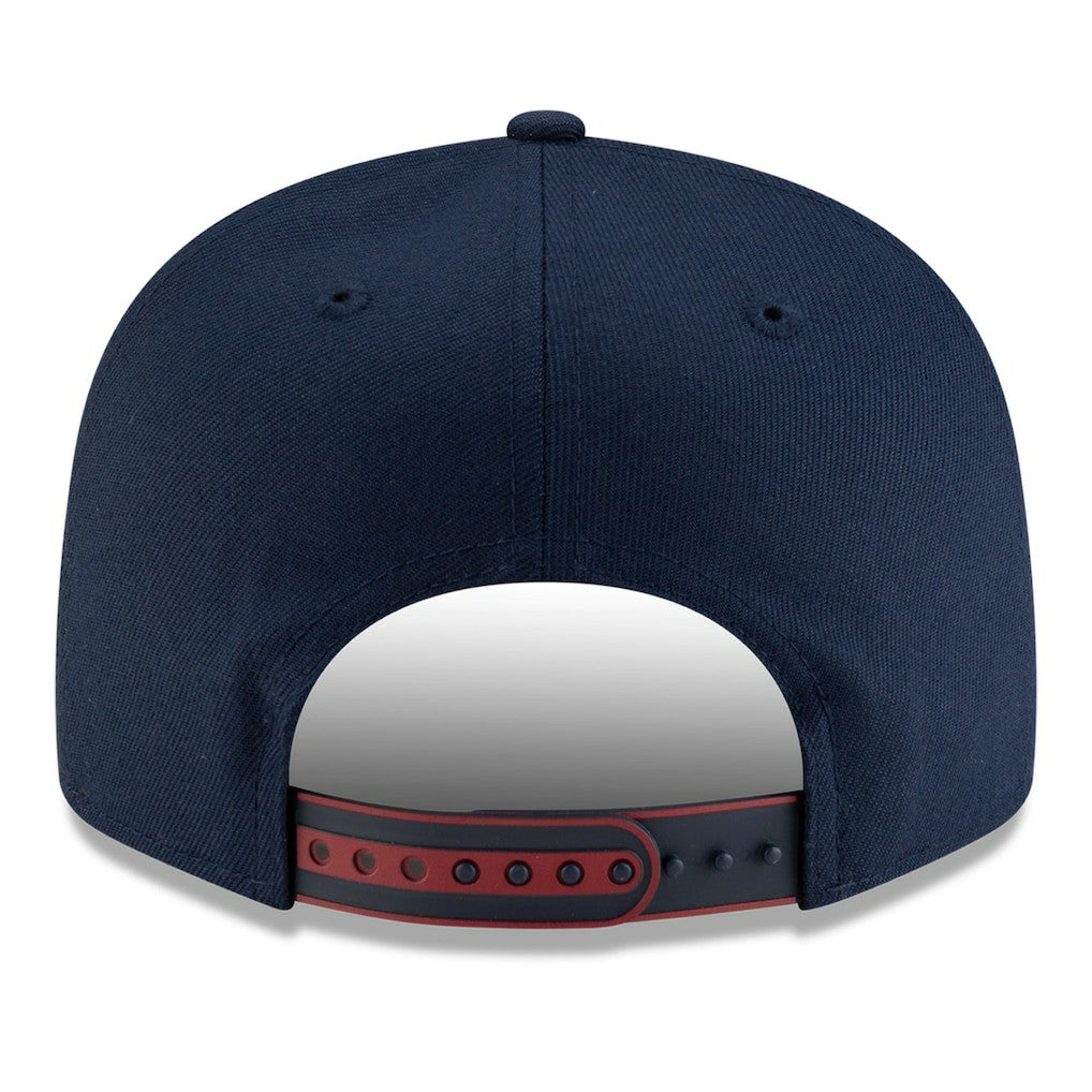 New Era Denver Nuggets 2025 NBA Tip Off Split Panel 9FIFTY Snapback Hat White/Navy
