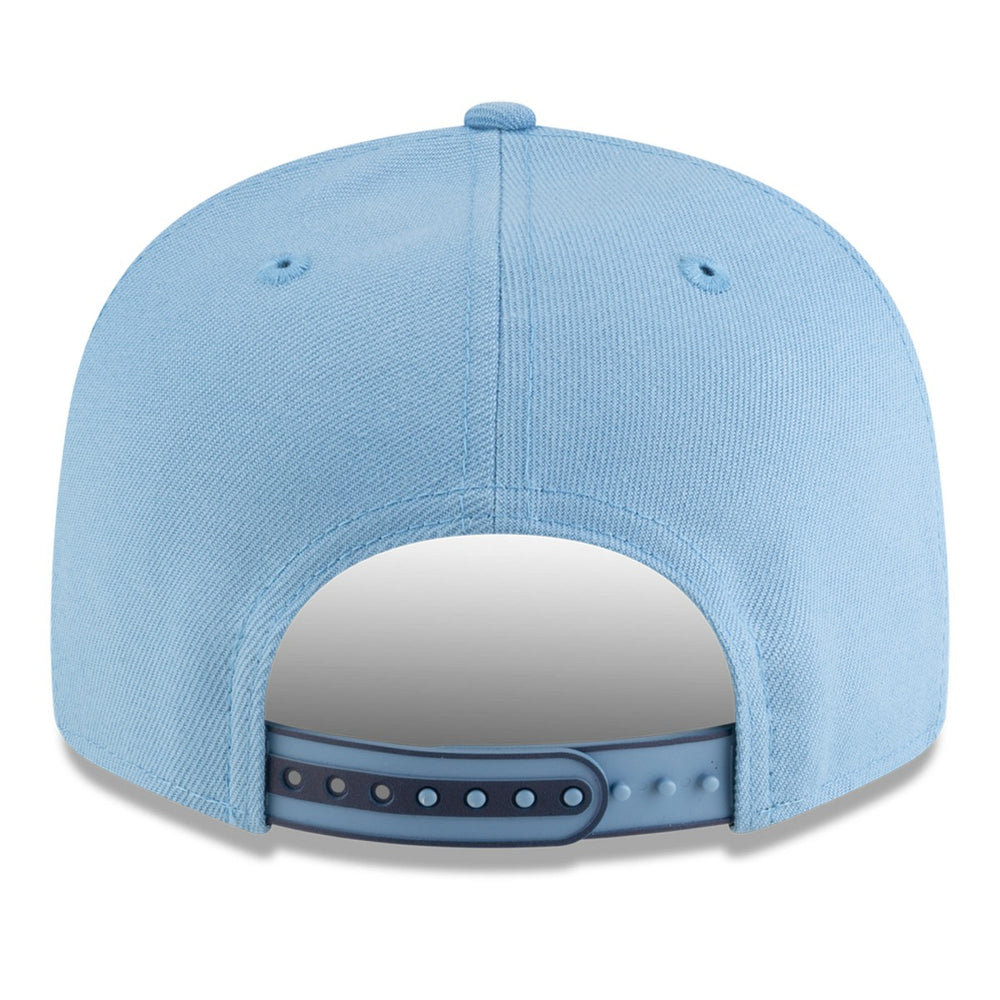 New Era Memphis Grizzlies 2025 NBA Tip Off Split Panel 9FIFTY Snapback Hat White/Light Blue