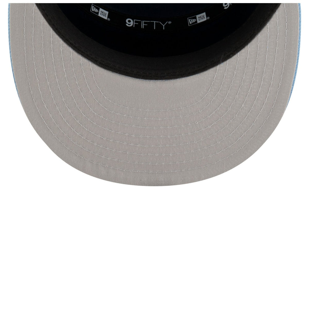 New Era Memphis Grizzlies 2025 NBA Tip Off Split Panel 9FIFTY Snapback Hat White/Light Blue