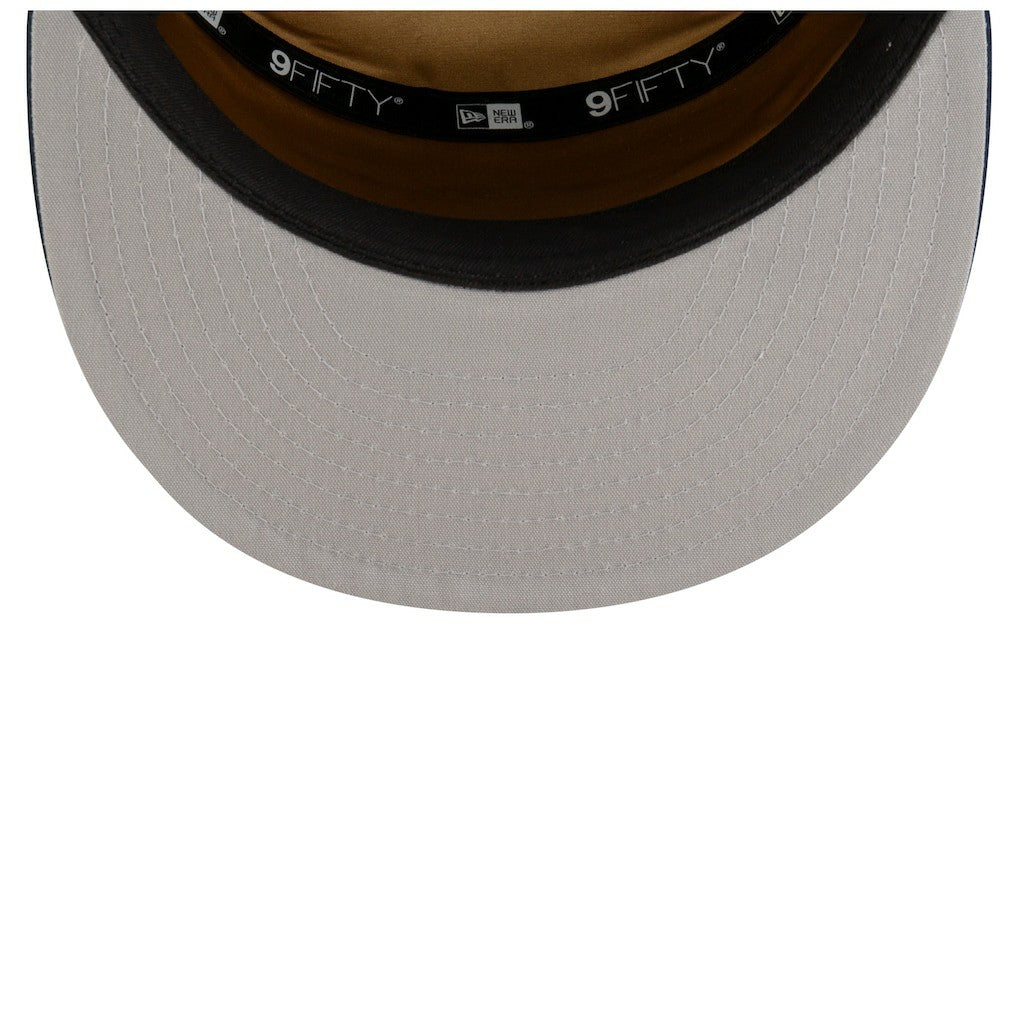 New Era New Orleans Pelicans 2025 NBA Tip Off Split Panel 9FIFTY Snapback Hat White/Navy