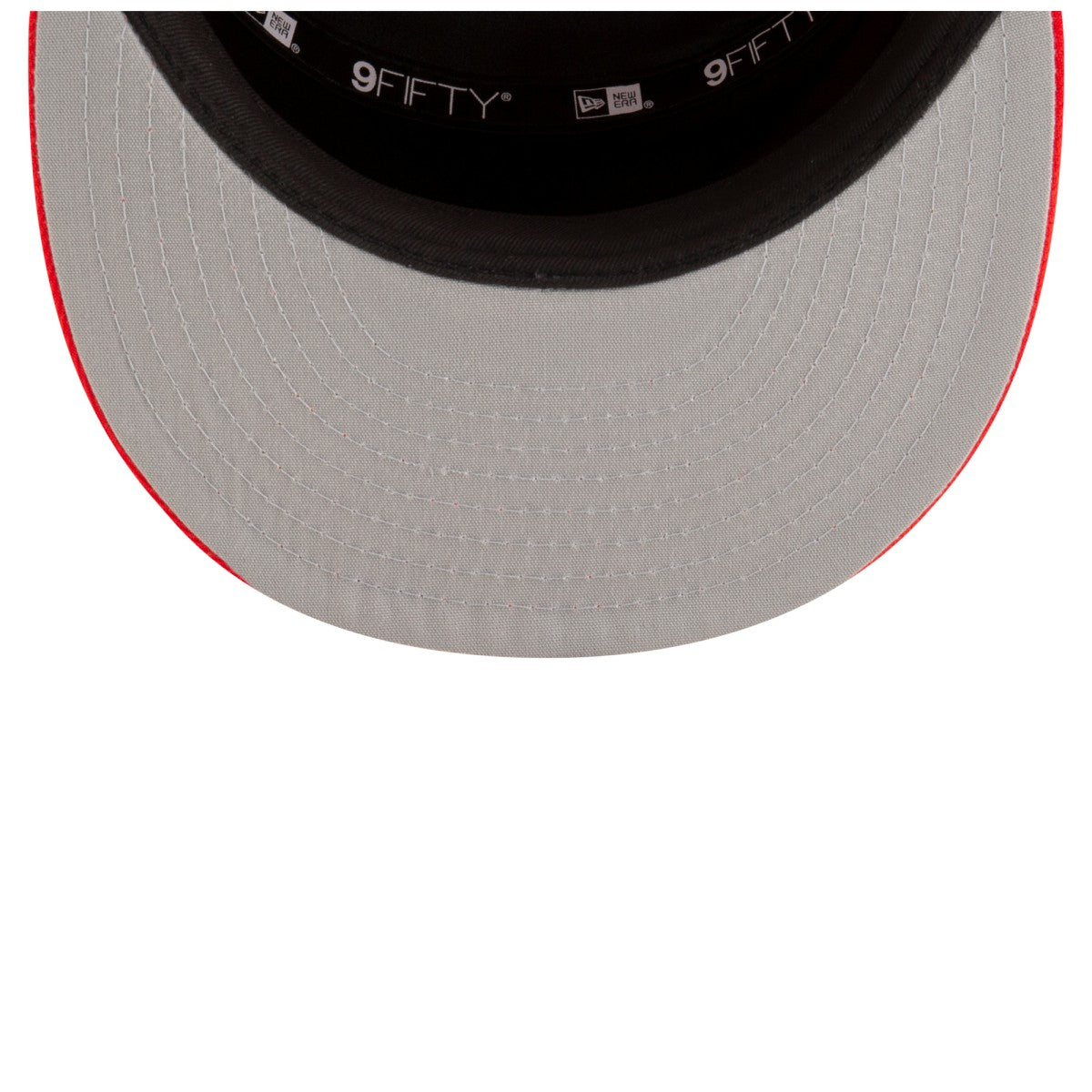New Era Toronto Raptors 2025 NBA Tip Off Split Panel 9FIFTY Snapback Hat White/Red