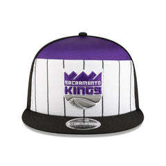 New Era Sacramento Kings 2025 NBA Tip Off Split Panel 9FIFTY Snapback Hat White/Black