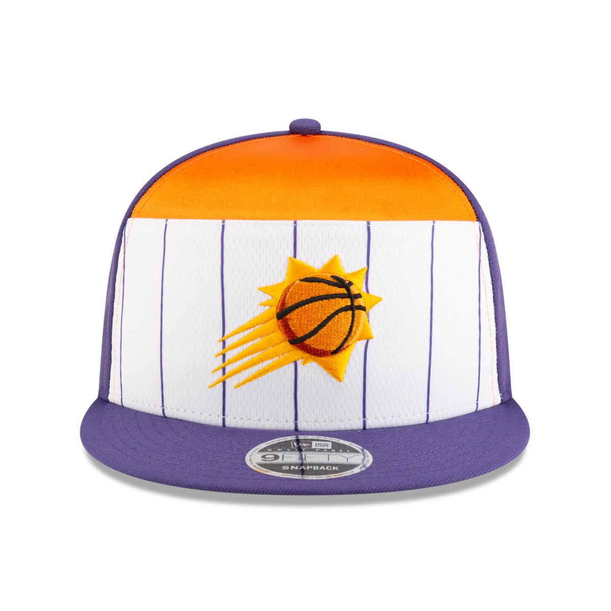 New Era Phoenix Suns 2025 NBA Tip Off Split Panel 9FIFTY Snapback Hat White/Purple