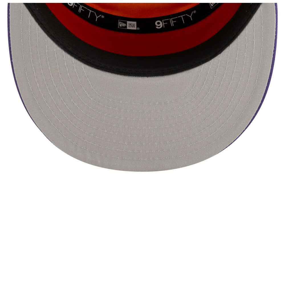 New Era Phoenix Suns 2025 NBA Tip Off Split Panel 9FIFTY Snapback Hat White/Purple