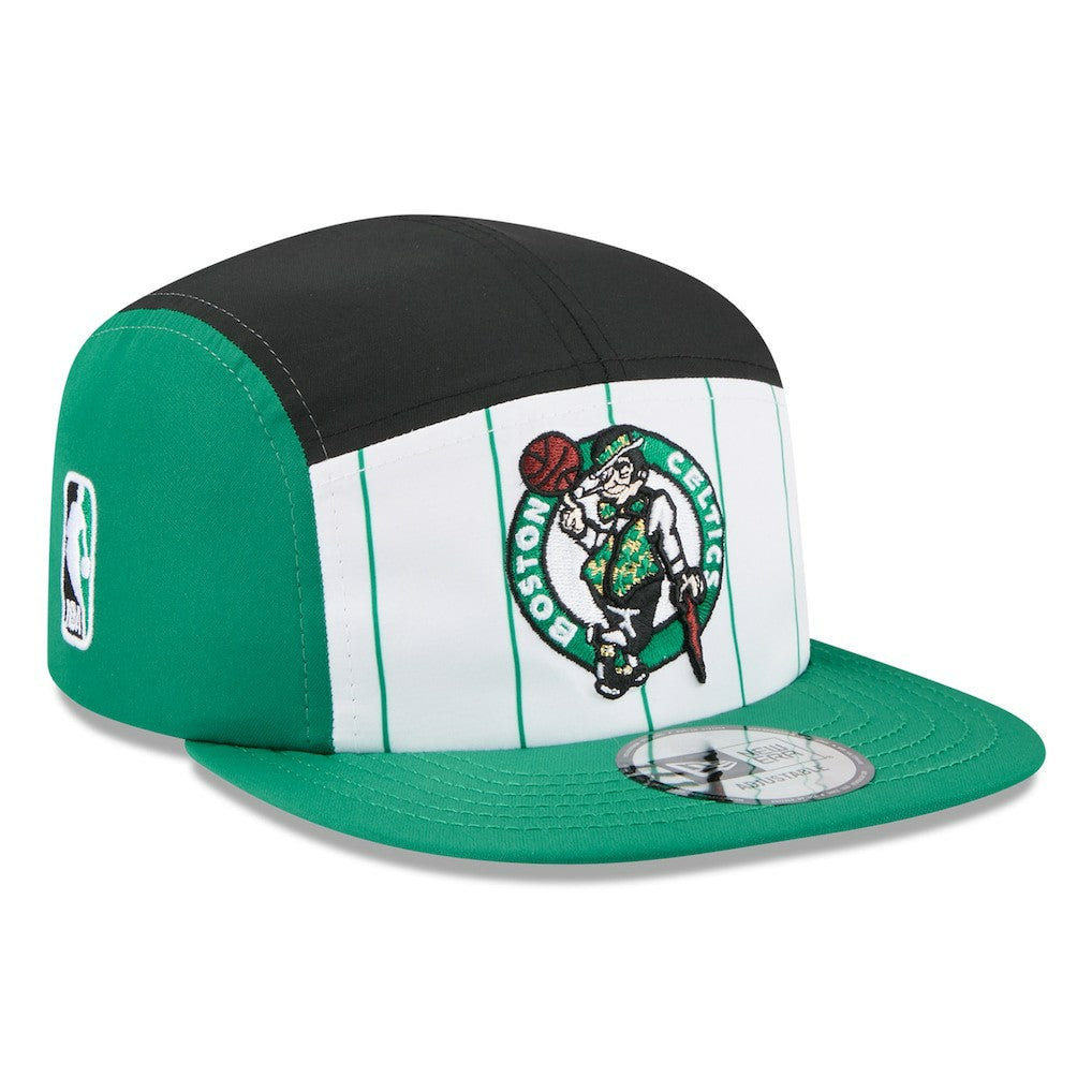 New Era Boston Celtics 2025 NBA Tip Off Camper Adjustable Hat White/Kelly Green