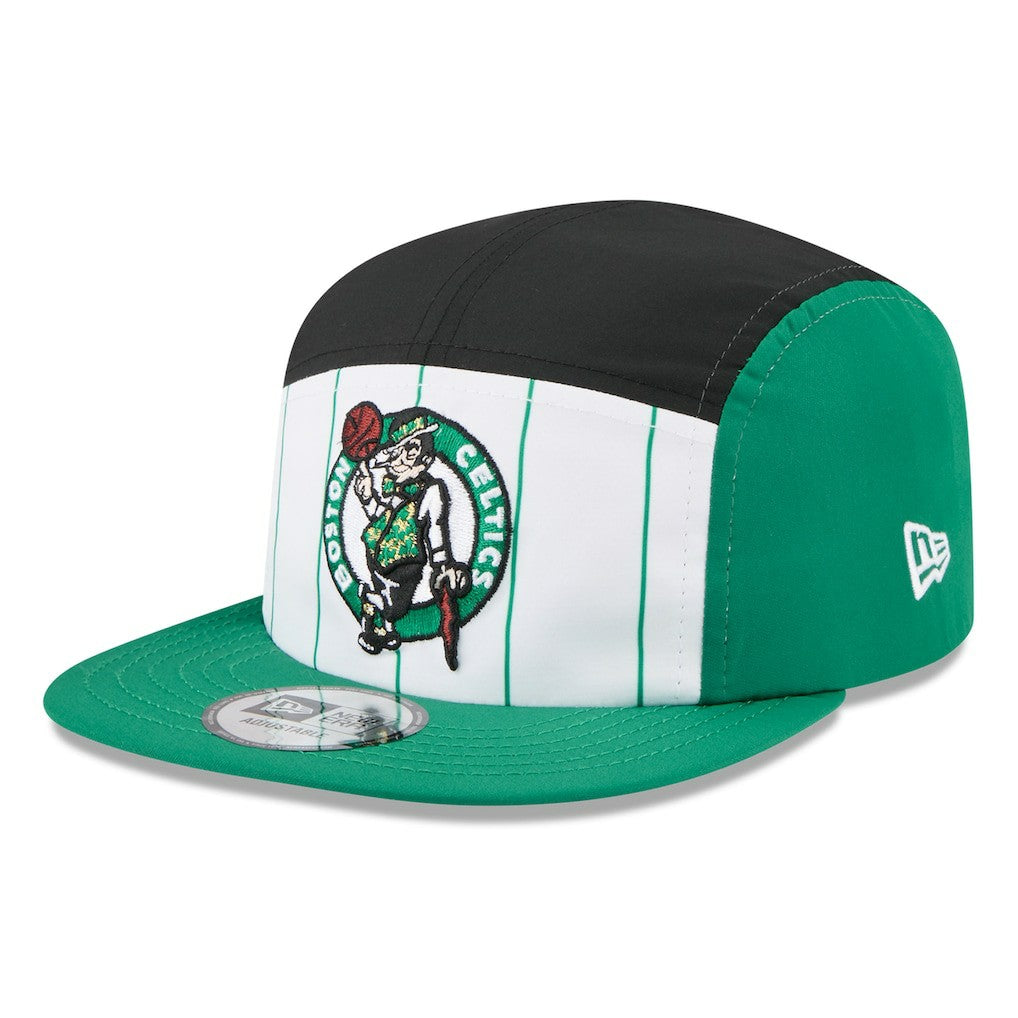 New Era Boston Celtics 2025 NBA Tip Off Camper Adjustable Hat White/Kelly Green