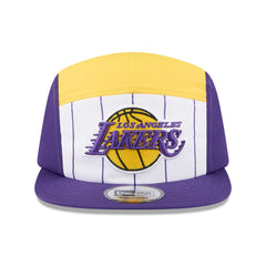 New Era Los Angeles Lakers 2025 NBA Tip Off Camper Adjustable Hat White/Purple