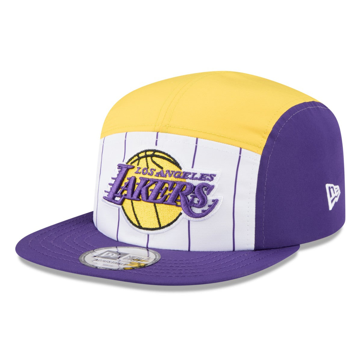 New Era Los Angeles Lakers 2025 NBA Tip Off Camper Adjustable Hat White/Purple