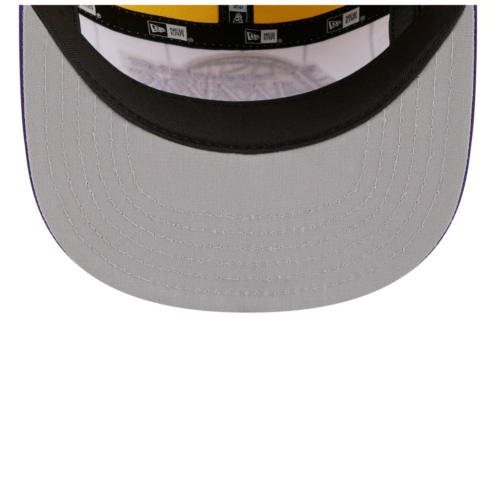 New Era Los Angeles Lakers 2025 NBA Tip Off Camper Adjustable Hat White/Purple