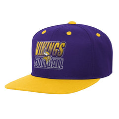 Minnesota Vikings Outerstuff Youth Team Gradient Deadstock Snapback Hat - Purple - NFL