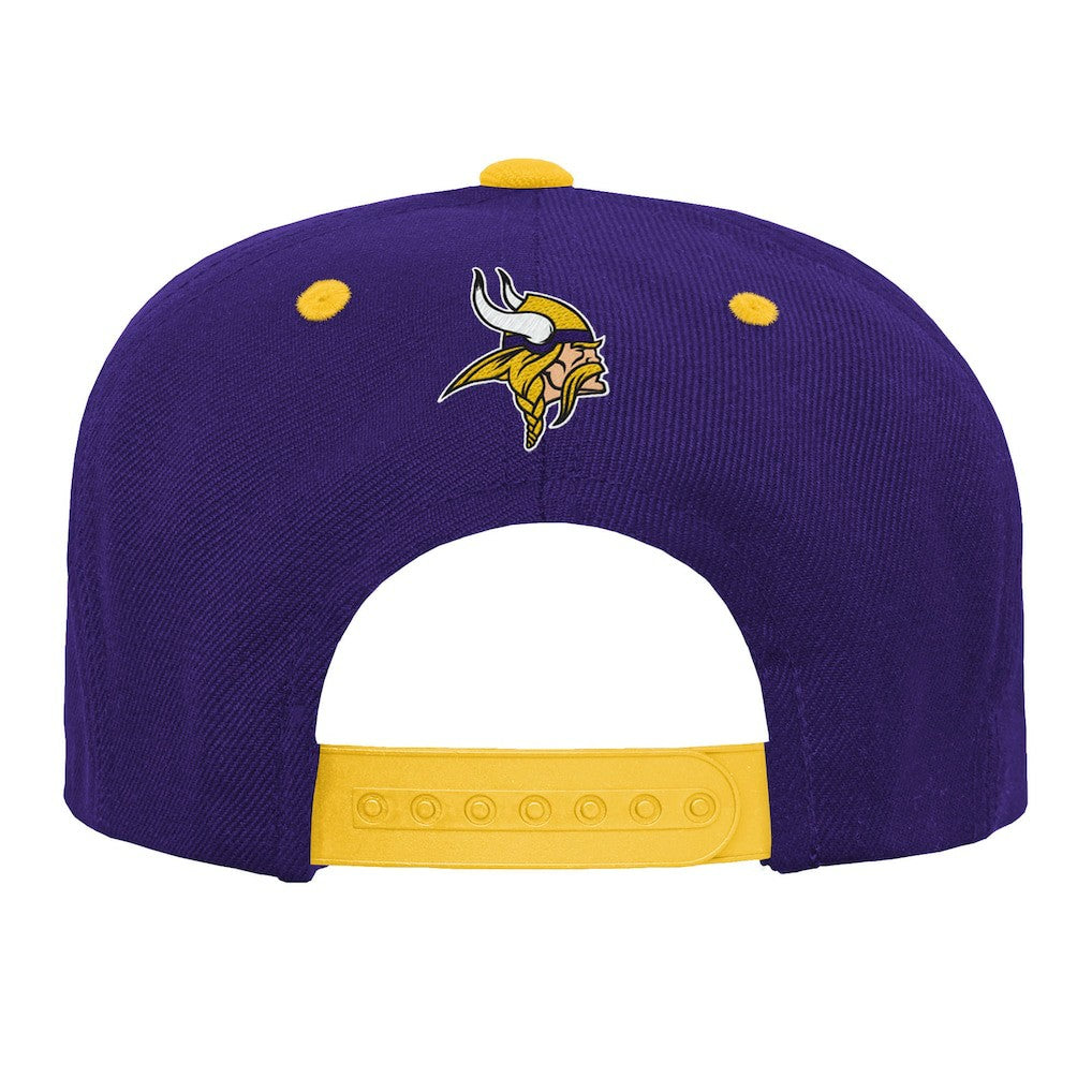 Minnesota Vikings Outerstuff Youth Team Gradient Deadstock Snapback Hat - Purple - NFL