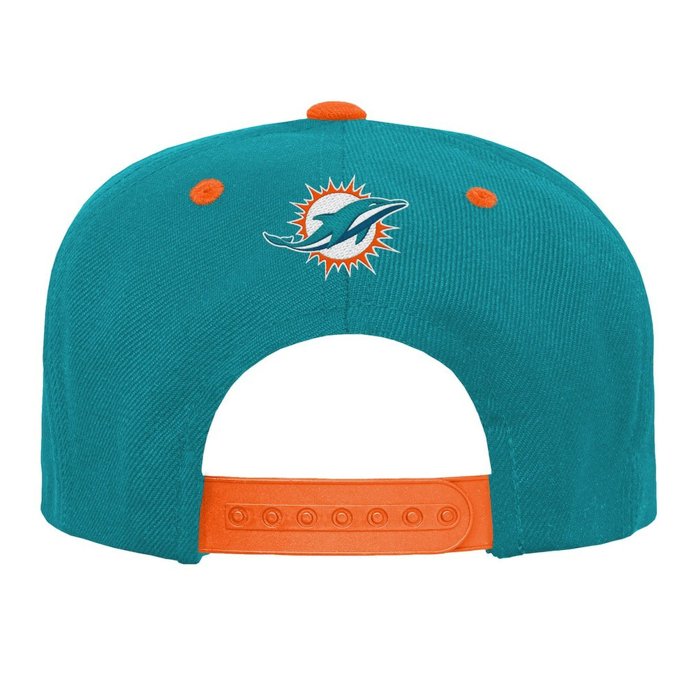 Miami Dolphins Outerstuff Youth Team Gradient Deadstock Snapback Hat - Aqua - NFL