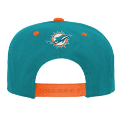 Miami Dolphins Outerstuff Youth Team Gradient Deadstock Snapback Hat - Aqua - NFL