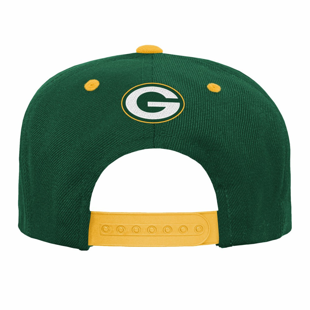 Green Bay Packers Outerstuff Youth Team Gradient Deadstock Snapback Hat - Green - NFL