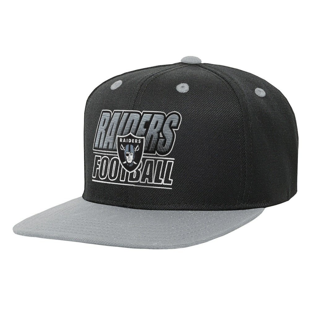 Las Vegas Raiders Outerstuff Youth Team Gradient Deadstock Snapback Hat - Black - NFL