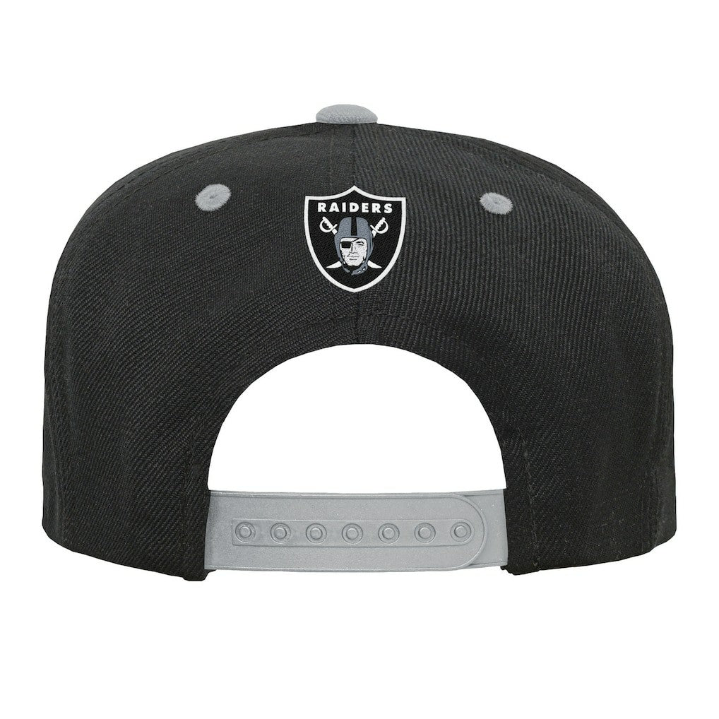 Las Vegas Raiders Outerstuff Youth Team Gradient Deadstock Snapback Hat - Black - NFL
