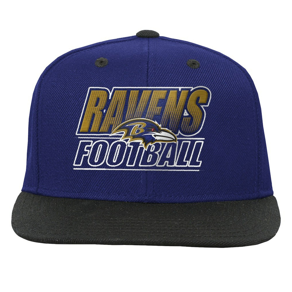 Baltimore Ravens Outerstuff Youth Team Gradient Deadstock Snapback Hat - Purple - NFL