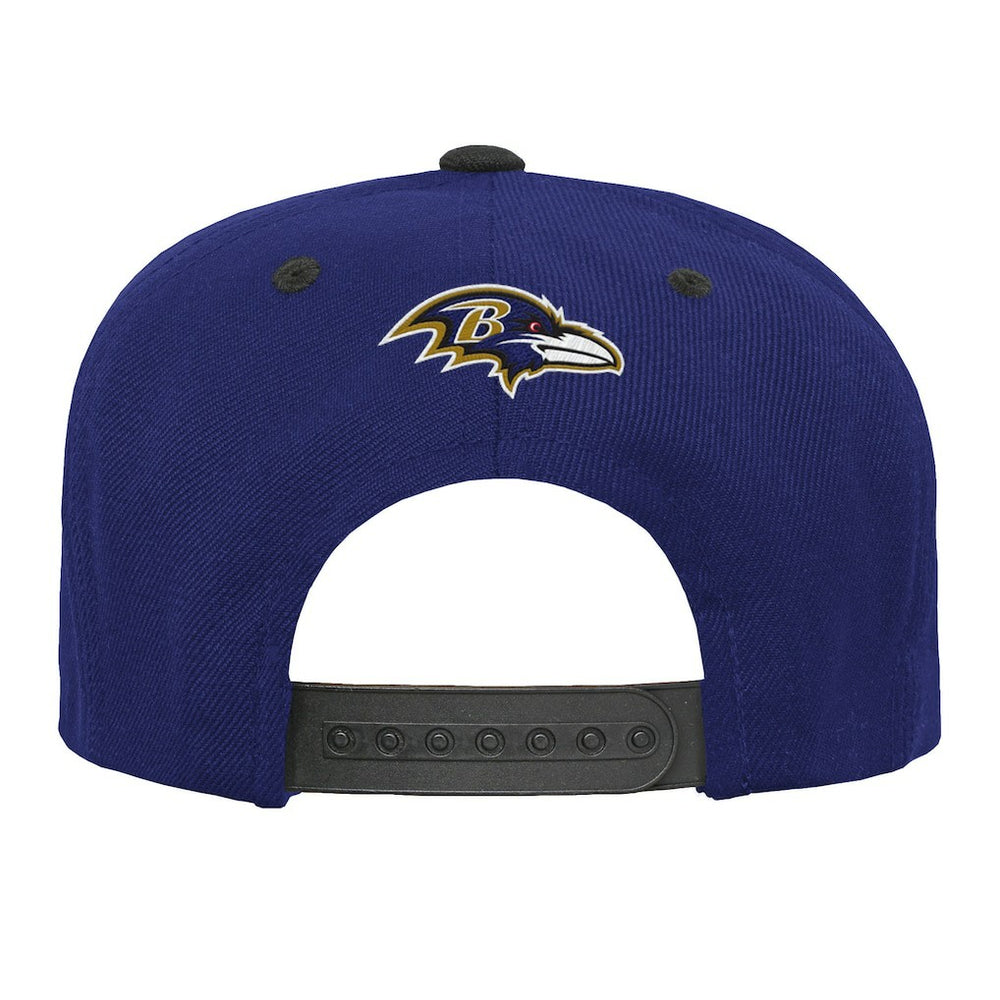 Baltimore Ravens Outerstuff Youth Team Gradient Deadstock Snapback Hat - Purple - NFL