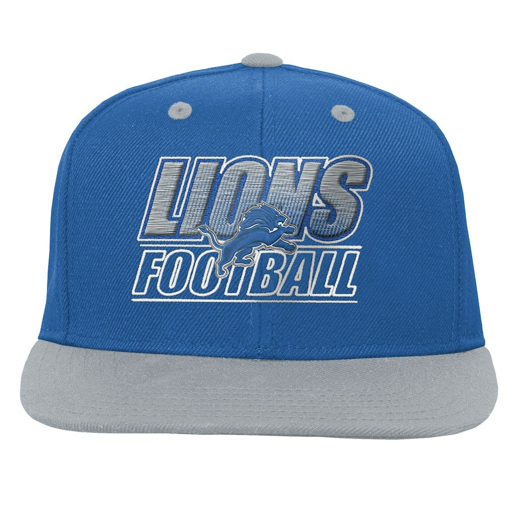 Detroit Lions Outerstuff Youth Team Gradient Deadstock Snapback Hat - Blue - NFL