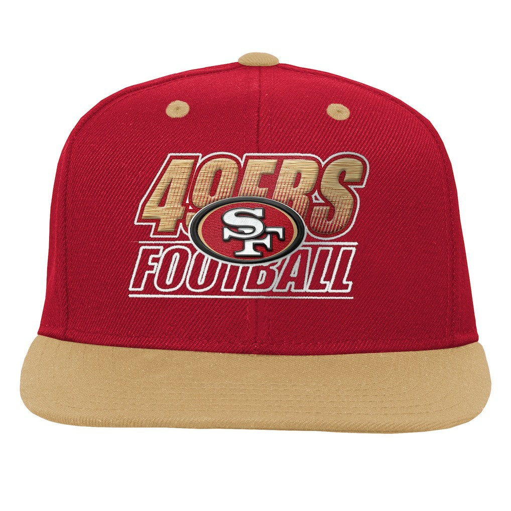 San Francisco 49ers Outerstuff Youth Team Gradient Deadstock Snapback Hat - Scarlet - NFL